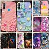 For Realme C3 Case RMX2021 RMX2020 Luxury Color Painted Phone Cover For Oppo Realme C3 4G Soft Silicone TPU Protective Fundas