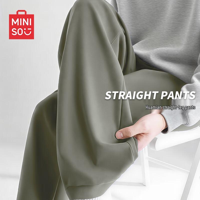 

MINISO Men s American Style Straight Leg Sweatpants 2XL