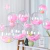 20/1pcs Plastic Christmas Transparent Balls Xmas Tree Hanging Hollow Ball Ornaments for Home Wedding Party Decoration Gifts Box