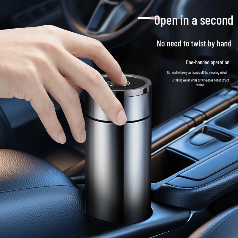 Shangqi Stainless Steel One-Hand Open Insulated Mug