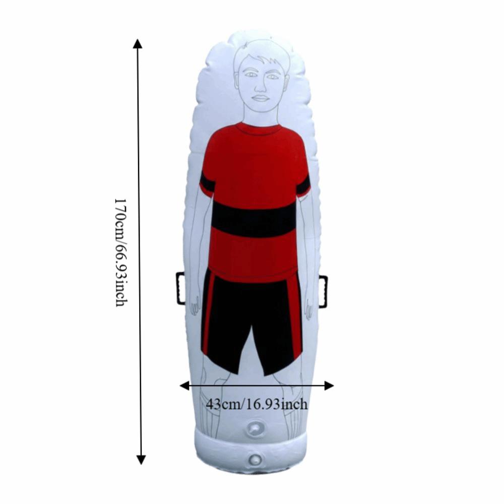 Freestanding Base Inflatable Mannequin Human-Shaped Print Free Kick Wall  Beginner Drills
