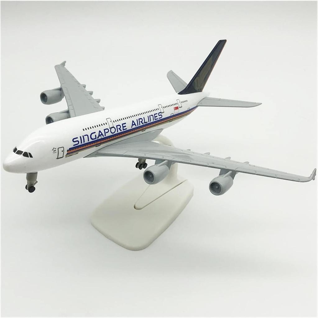 A350 20cm Singapore Plane Metal Alloy Air Airlines 1/400 Scale Airplane Diecast Model Miniature Aircraft Items Collected Gifts