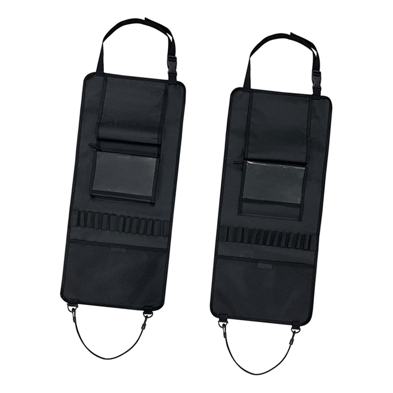 Car Seat Organizer Phones Drink Stuff Holder with Mesh Pocket Keep Tidy