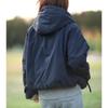 New loose and stylish hooded cotton clothes for women's winter 2 new 00% wool cotton-padded clothes for women