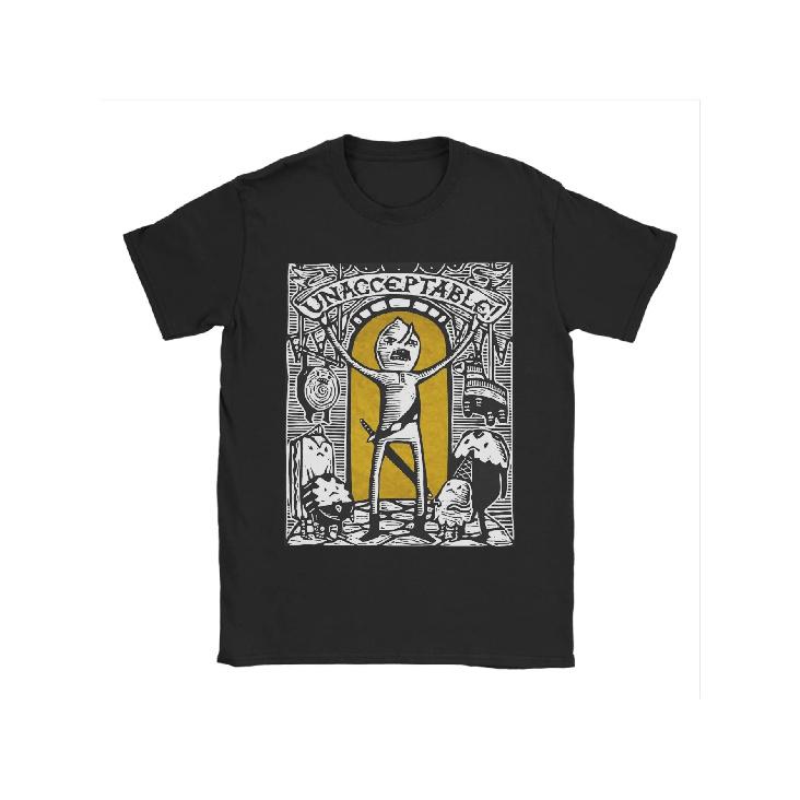 Men s Lemongrab Character T-Shirt - 100% Cotton Casual Short Sleeve Tee with Iconic Lemongrab Print, Round Neck Regular Fit for Casual Attire & Fan S чёрный