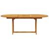 Garden Dining Set 5 pcs Brown Solid Acacia Wood