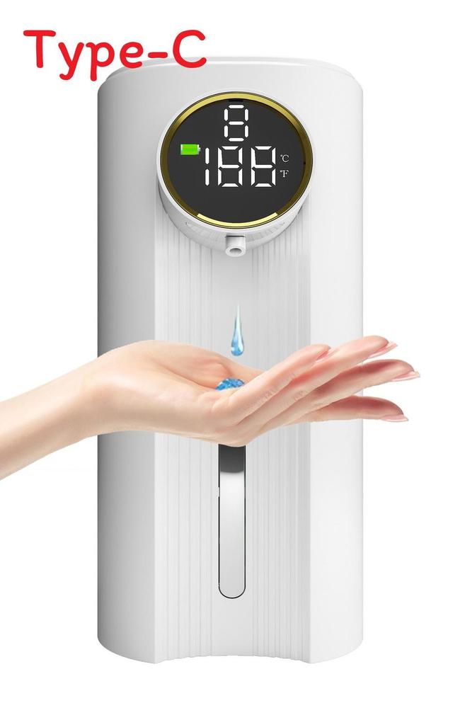 Touchless Desk Soap Dispenser With Foam And Gel Options For Home Office Hygiene
