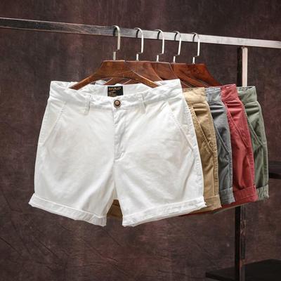 Pantaloncini da spiaggia casual da uomo slim fit a tre quarti - Stile trendy estivo da lavoro, leggermente elasticizzati