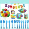 Numberblocks Theme Balloon Pull Flag Set Birthday Party Decor Premium Decoration