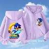 Outwear Fashion Fall Hoodies Sportwear Children Clothes Boys Gift Anime Kids Thin Hooded Jacket Zipper Sweatshirts