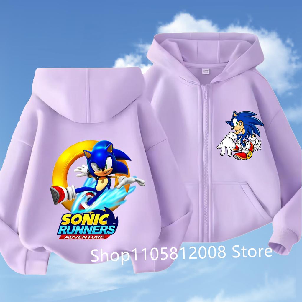 Outwear Fashion Fall Hoodies Sportwear Children Clothes Boys Gift Anime Kids Thin Hooded Jacket Zipper Sweatshirts
