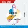 Discount Promotion Tag for Clothing & Accessories Display Stand