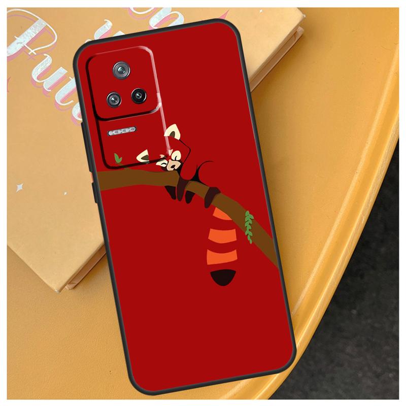 Red Panda Cute Animal Case For Xiaomi 14T 13T Pro 11T 12T 13 14 15 Ultra POCO X6 Pro X3 X5 F5 F6 M6 X7 Pro Cover