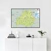English Map Belarus Map Geographic Map Wall Decor Background Living Home Study Studio Supplies Decorative Hanging Picture
