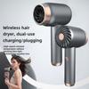 High-Speed Rechargeable Leafless Hair Dryer with Negative Ion Technology for Quick-Drying and Hair Care