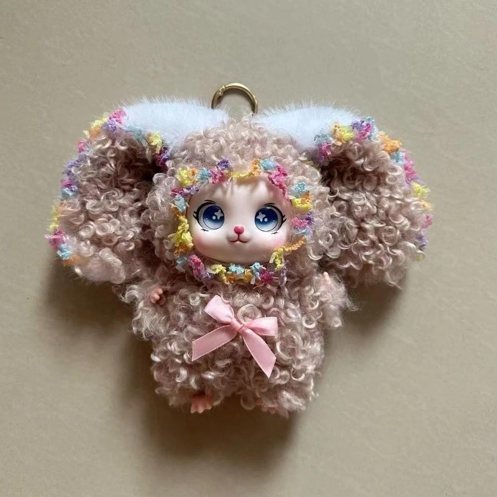 Ornaments Rabbit Doll Figures Bag Hanging Bunny Plush Doll Pendant  Backpack Decor