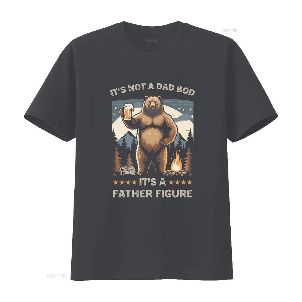 Its Not a Dad BOD Father Figure T Shirt vintage Washed Comfortable Breathable Soft graphic Casual Slightly Stretched Versatile