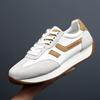 Spring New Breathable Thick Baseplate Shoes Men's Trendy Shoes Men's Shoes Genuine Leather Men's Trendy Brand Sports and Leisure Shoes