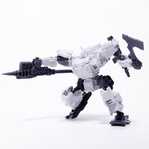 HiPlay Chief Continent 1/60 Scale Solid Shield Team Silver Peak Unit White Pre-Colored Plastic Model Kit