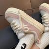 High-value Round Head Platform Bread Shoes Women's 2025 New Super Fire Guochao Versatile Retro Skateboard Shoes Little White Shoes
