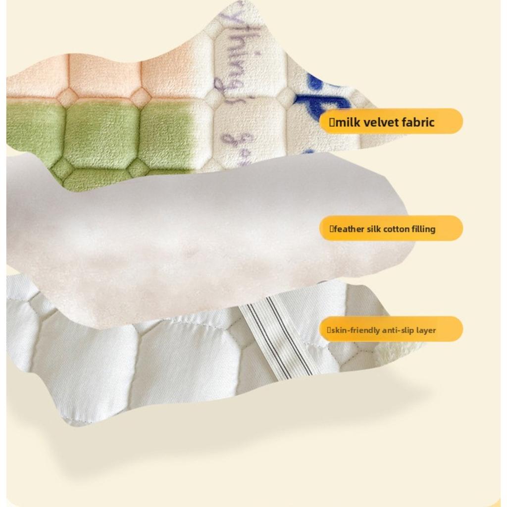 Thickened Milk Velvet Mattress, Student Dormitory Insulation, Cotton Padded Single Mattress, Foldable Machine Washable Bed Mattress