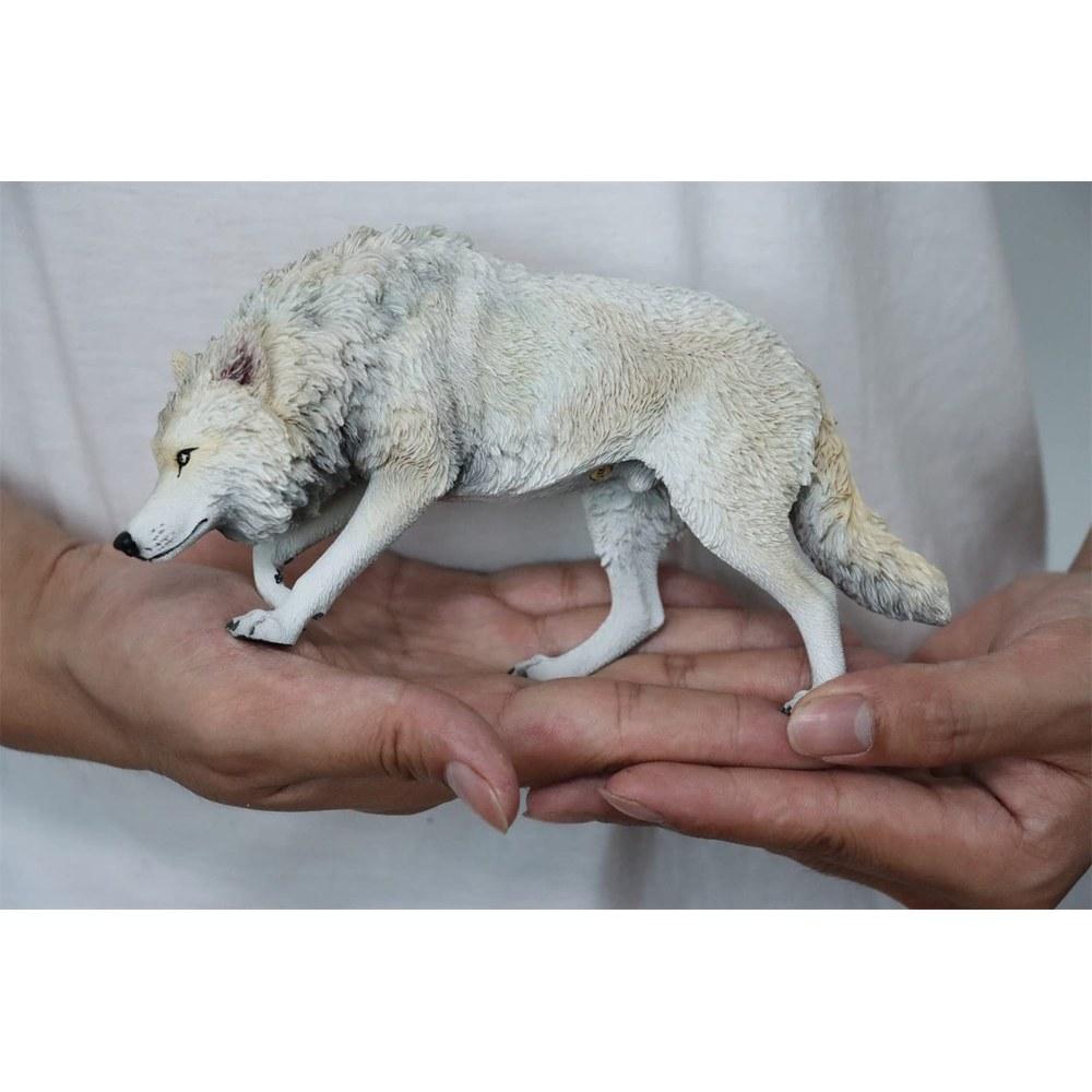 BACALYSO 1/6 Coyote Wolf Figure 20cm PVC Realistic Animal Model Painted Finished Product 126C