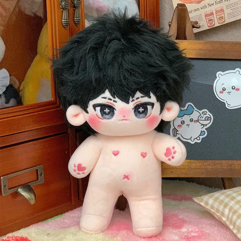 20cm Kawaii Anime Game Clothed Cotton Doll Cosplay Soft DIY Plush Doll Can Change Clothes Cute Birthday Gift for Kids