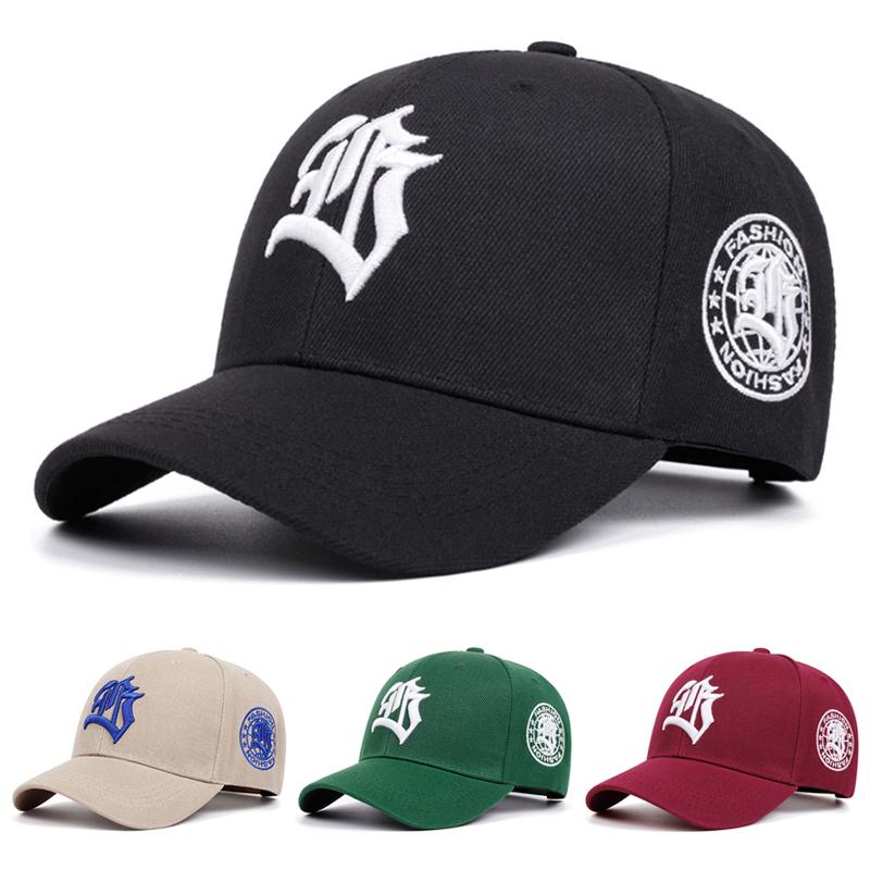 New Creative Skateboard Hat Fb Gothic Letter Embroidered Hiphop Hat Outdoor Leisure Decoration Sunshade Baseball Hat Unisex