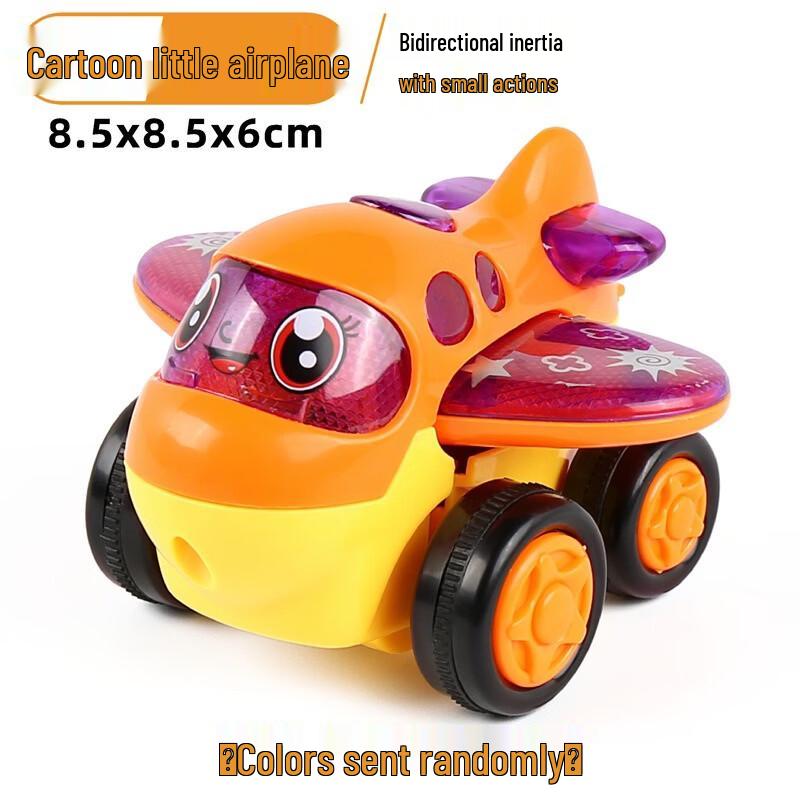 Fumede Cartoon Inertia Toy Airplanes 3-Pack