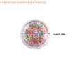 Mixed Colored Dopamine Nail Glitter Hollow Out Heart-Shaped Pentagram Pearl Nail Art Charms - Nail Decoration Accessories