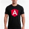 Angular TShirt Summer Casual Cotton Tee Oversized Streetwear Tops Vintage Graphic Print Loose Fit Short Sleeve