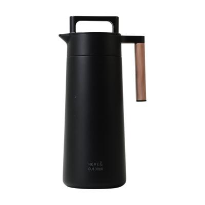 Pearl Metal Tabletop Stainless Fully Handle Can Be Used Insulated/Cold-keeping Pot, Pot, 1.1L, 1100ml, Steel, Vacuum-Resistant, Double-Layer
