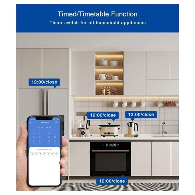 A25F-Home Appliance Smart Plug Tuya Wifi AU Smart Socket USB Type C Phone Works With Alexa Google Home AU Plug