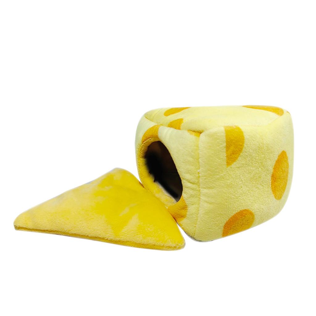 Soft And Comfortable Cheese Pet Bed Small Hamster Pet Room