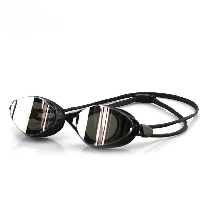 Large Frame Electroplated Swimming Goggles