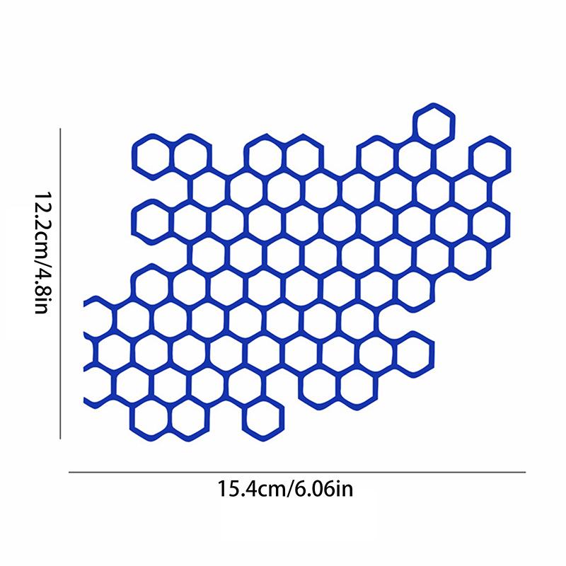 Motorcycle Sticker Honeycomb Helmet Decals Stickers Car Refit Creative Body Decoration Decals Waterproof Bumper Sticker
