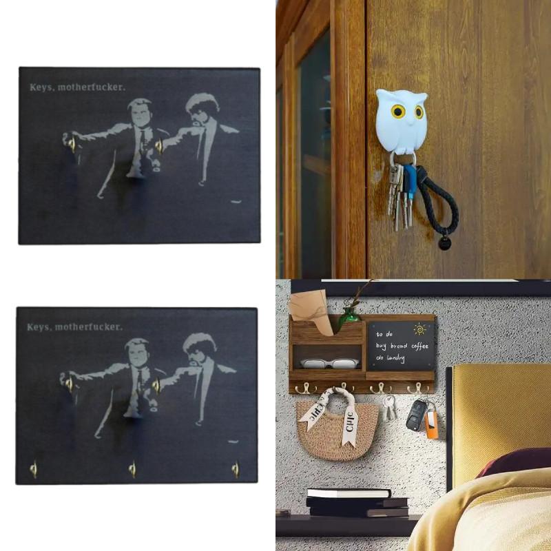 Motherfcker Wooden Keys Wall Key Hanging Tool For Household Commercial Settings