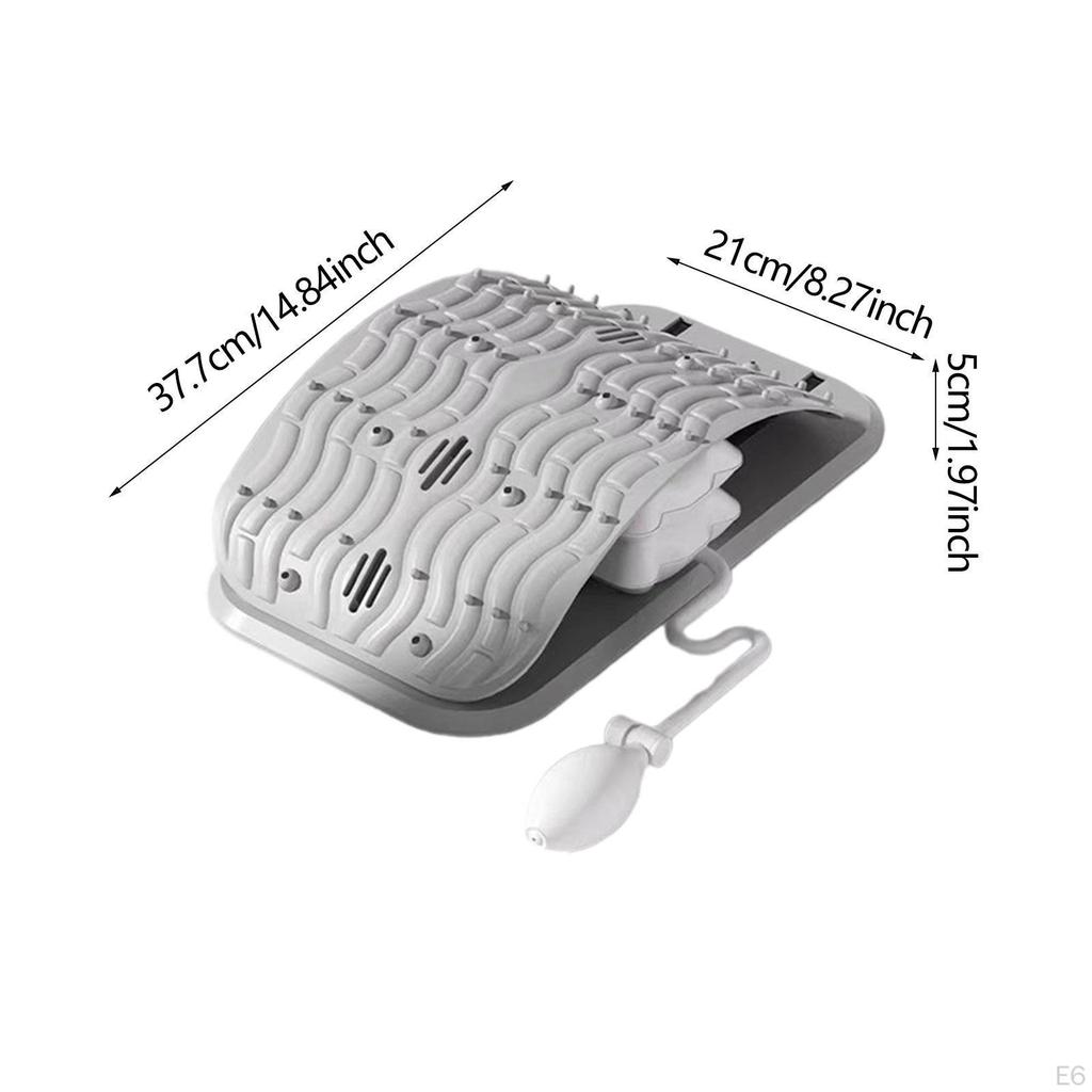 Back Stretcher Support Cushion Easy To Use Comfort Lightweight Inflatable Pillow Travel