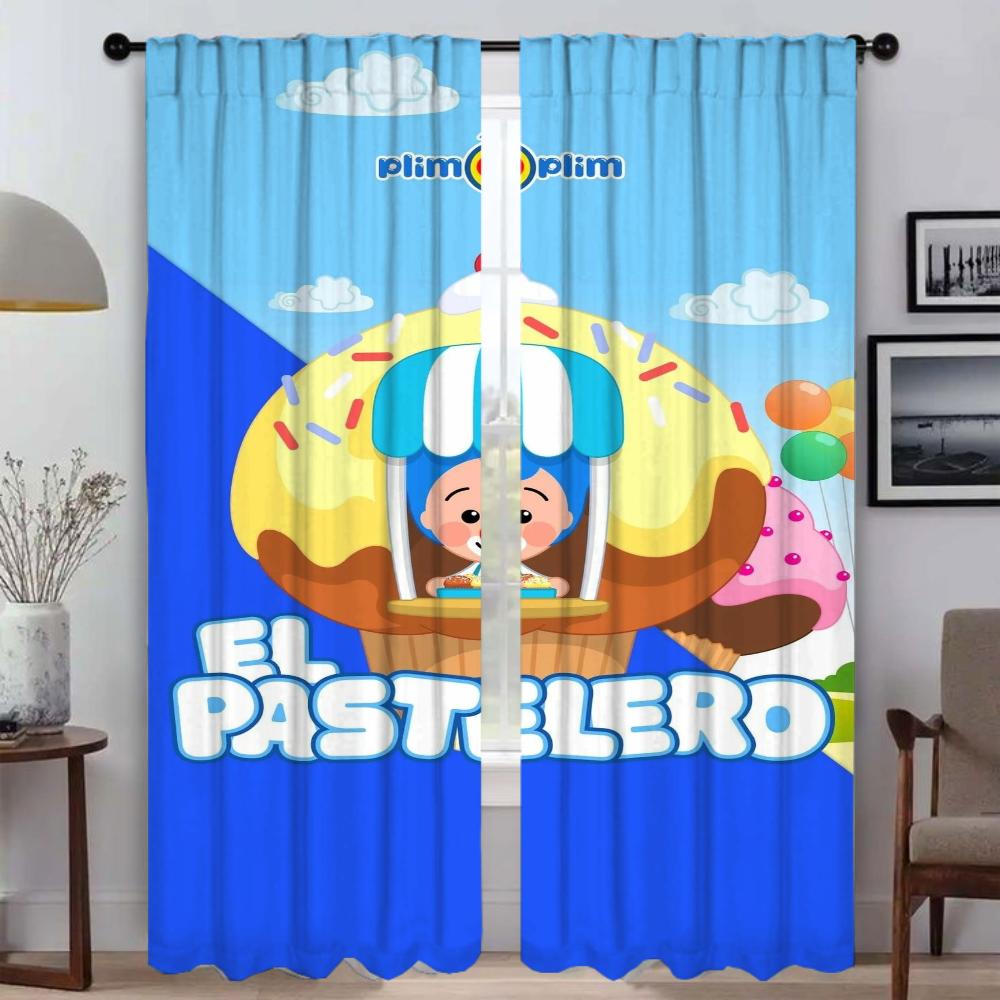 

Затемняющие шторы для камеры Плим-Плим Элегантные шторы для комнаты 2 штуки Шторы для гостиной Жалюзи-перегородки Кухня Детская W50xH70cmx2pcs-CL