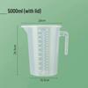 Ruhan 5000ml Plastic Measuring Cups with Lids (Set of 3)