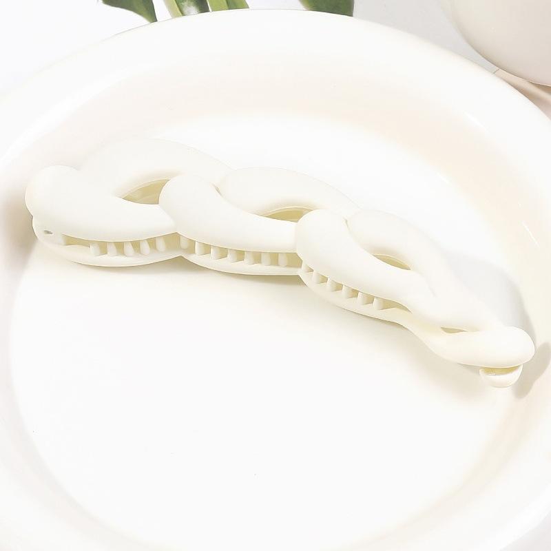 

Large Hair Clips Anti-Slip Non-Slip Hair Claw Double Combs Hair Clip U-Shaped Vintage Hairpin For Exercise Wedding Daily XXS