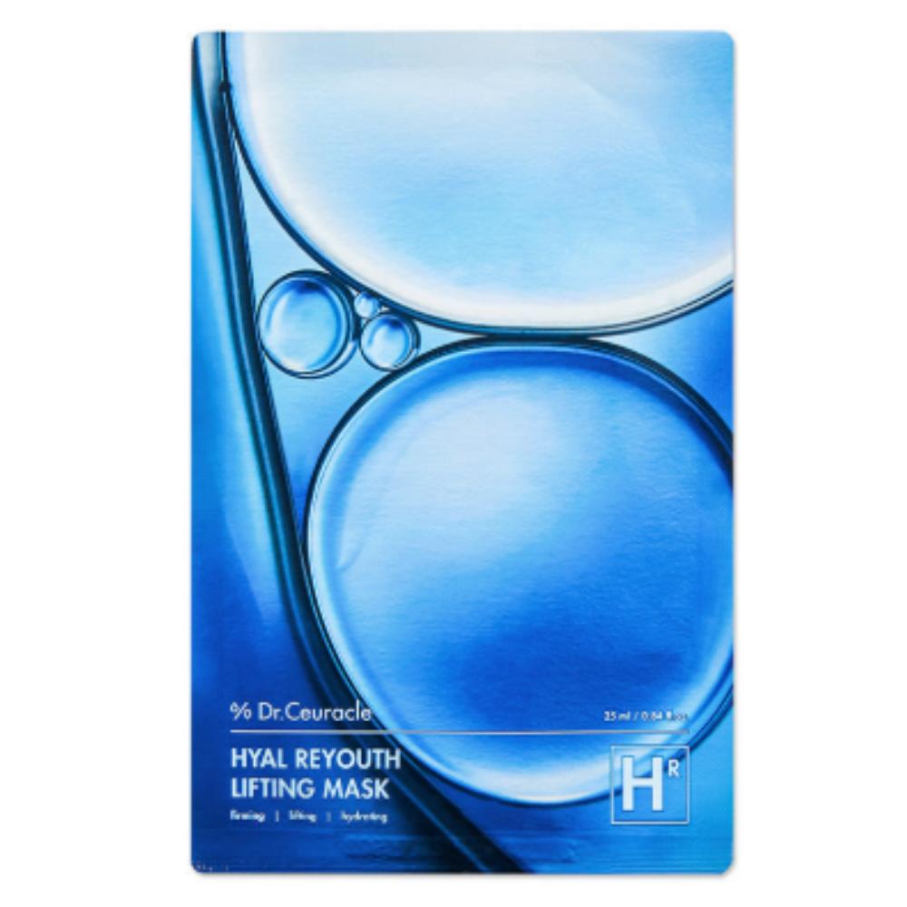 Dr. Ceuracle Hyal Reyouth Lifting Mask 10 Sheets Intensive 6-Hyaluronic Acid Hydrating & Firming Sheet Mask
