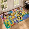 The S-Simpsons Anime Floor Mat Non-Slip Laundry Room Mat Laundry Decor Balcony Child Living Room Household Carpets