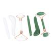 3pcs Jadestone Face Roller Gua Sha Set Anti Aging Improve Circulation Gua Sha Scraping Massage Tool 