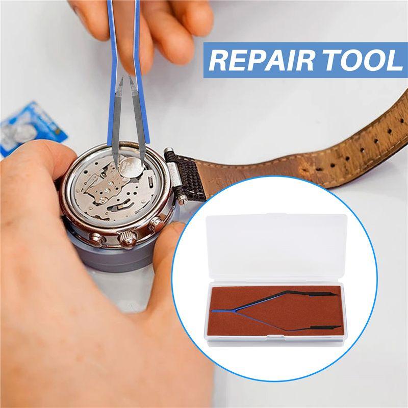 ABWR-Stainless Steel 7825 V Type Rlx Watch Spring Bar Tweezers For Watch Repair