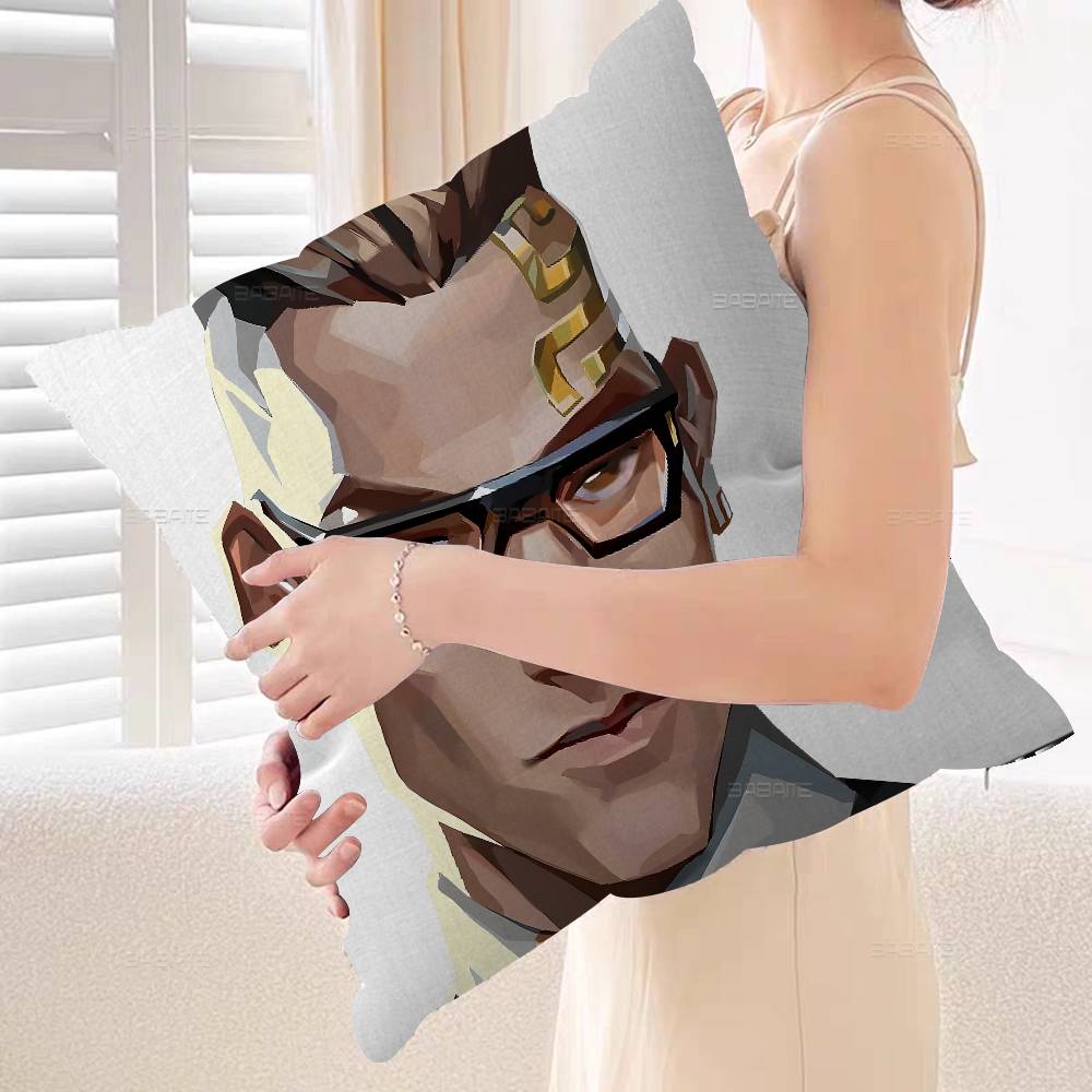 Pop Game O-Overwatch Pillow Cushion Cover Pillowcase Living Room Sofa Home Decor Customized