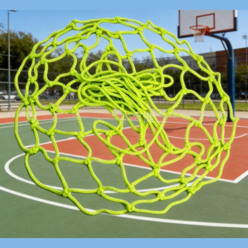 50Cm Standard Luminous Basketball Net Green Fluorescent Basketball Net Self Luminous Children'S Basketball Frame Net 1Pc