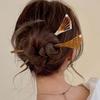 New Chinese Style Acetate Hair Forks Modern Hanfu Style Fan-Shaped Hair Pin  Hair Pin for Buns