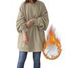 AUSKY Loose Fit Available In Two and This Pullover Hoodie Features a Long Sleeve and a Flattering Perfect for Casual and Women's Sweatshirt, Styles