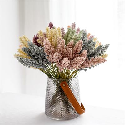 6 Stück / Bund PE Lavendel Künstliche Blumenwand Großhandel Pflanzendekoration Bouquet Material Manuell DIY Vasen für Zuhause